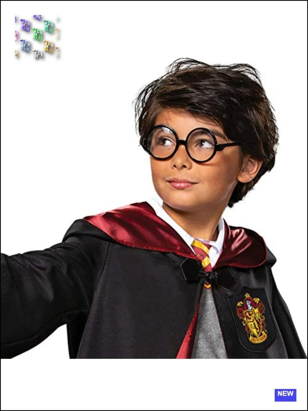 Harry Potter Deluxe Boys Costume Robe with Jumpsuit, Twill Gryffindor